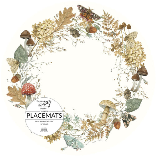 Fall Wreath Paper Placemat