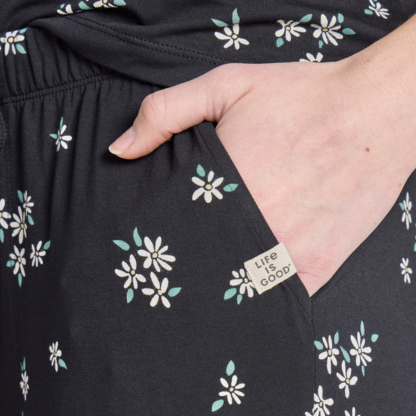 Women's Wild Daisy Pattern Lightweight Sleepware