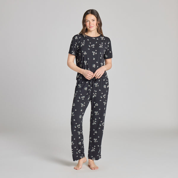 Women's Wild Daisy Pattern Lightweight Sleepware