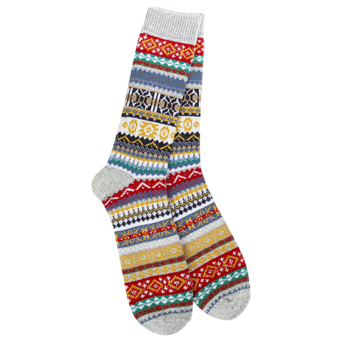 Holiday Men's Studio Crew  Heather Grey Multi