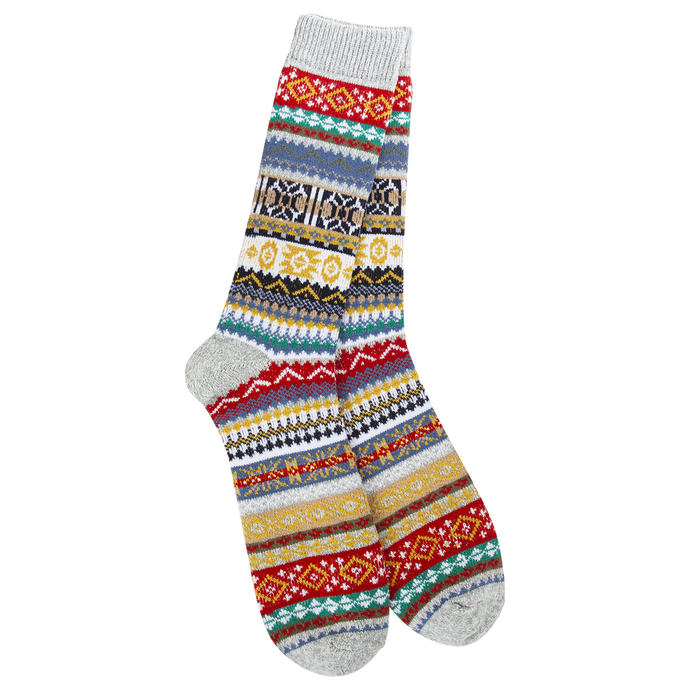 Holiday Men's Studio Crew  Heather Grey Multi