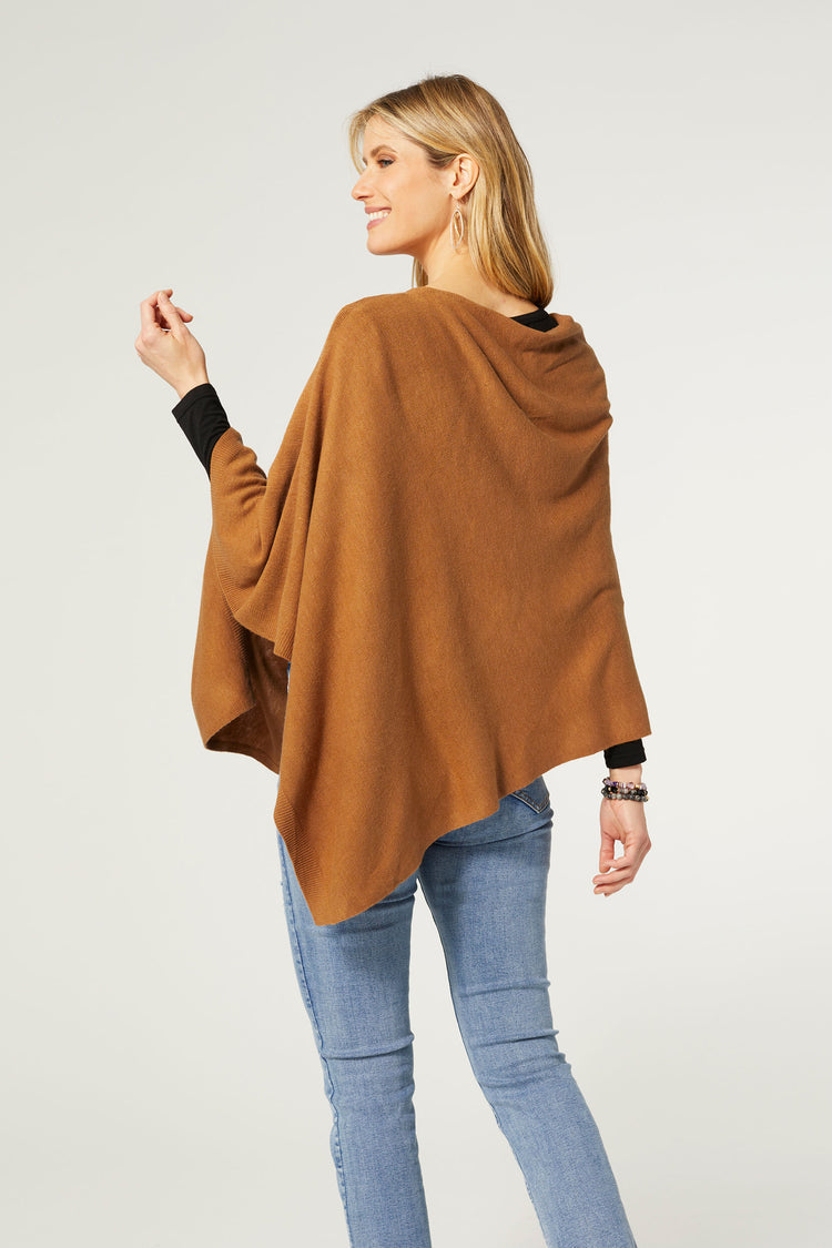 The Lightweight Poncho - Camel