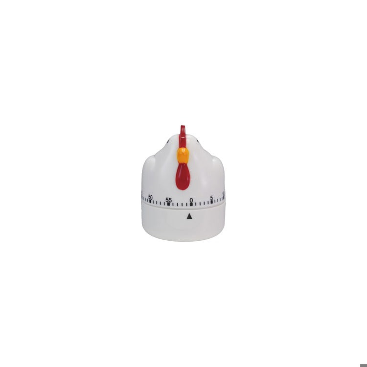 2-3/4"H Plastic Rooster Shaped 1 Hour Timer
