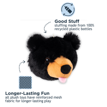 Black Bear 2-in-1 Fetch Ball Dog Toy