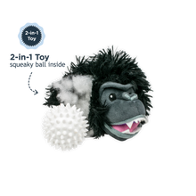 Black Bear 2-in-1 Fetch Ball Dog Toy