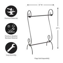 Scroll Garden Flag Stand
