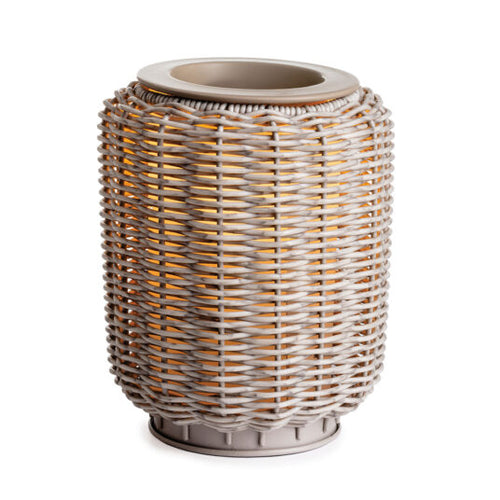 Wicker Grey Illumination Fragrance Warmer