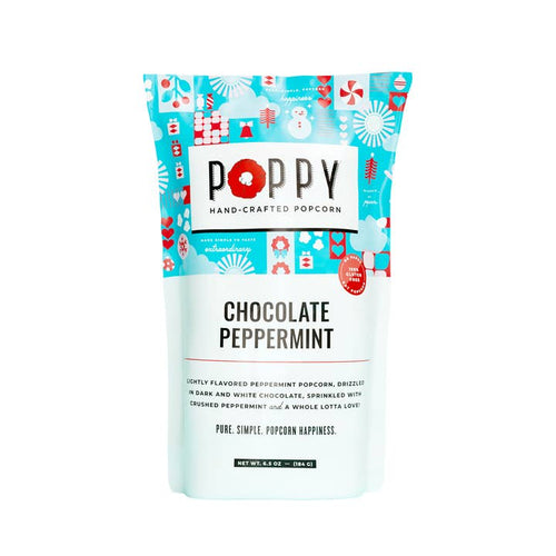 Poppy Hand-Crafted Popcorn | Chocolate Peppermint