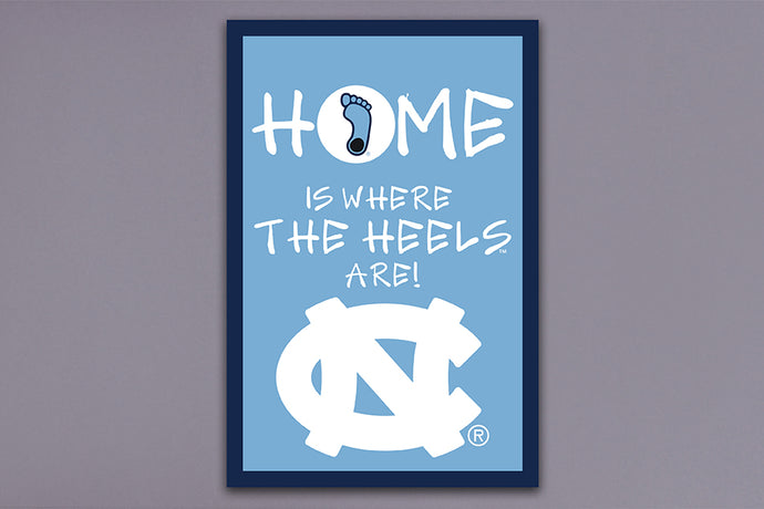 UNC Home Is Where The Heels Are Garden Flag