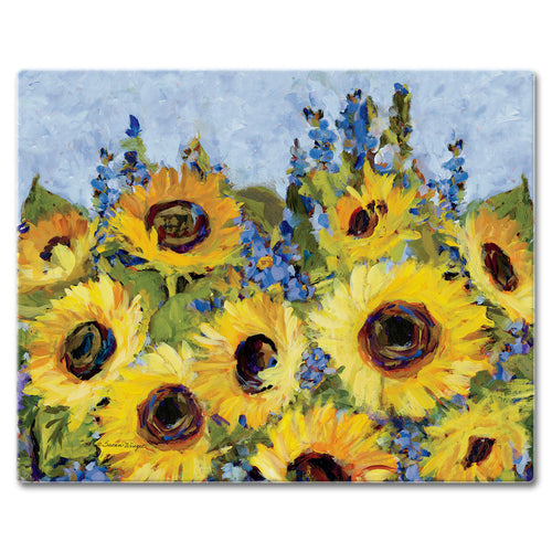 Gallery Sunflowers - Glass Counter Saver 15