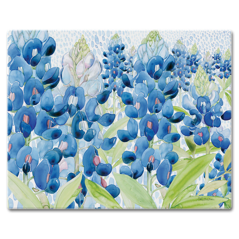Bluebonnet Field - Glass Counter Saver 15" x 12"