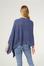 The Lightweight Poncho - Denim