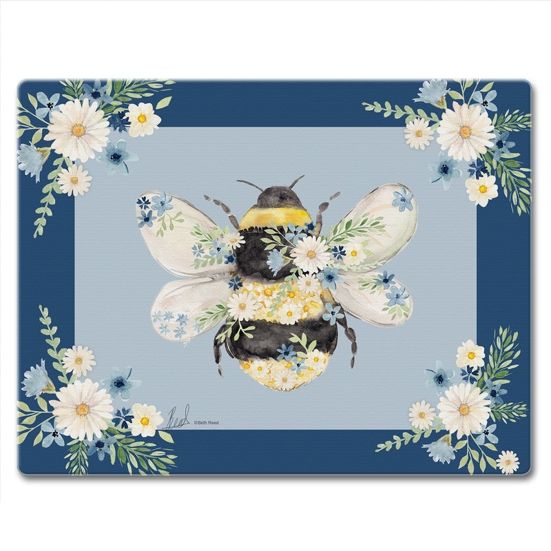 Beautiful Bee - Glass Counter Saver 10" x 8"