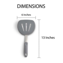 HIC Kitchen Wide Slotted Non-Stick Flexible Spatula