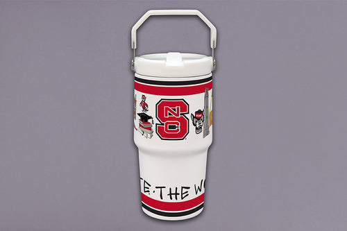 NC State Flip Lid 20oz Tumbler
