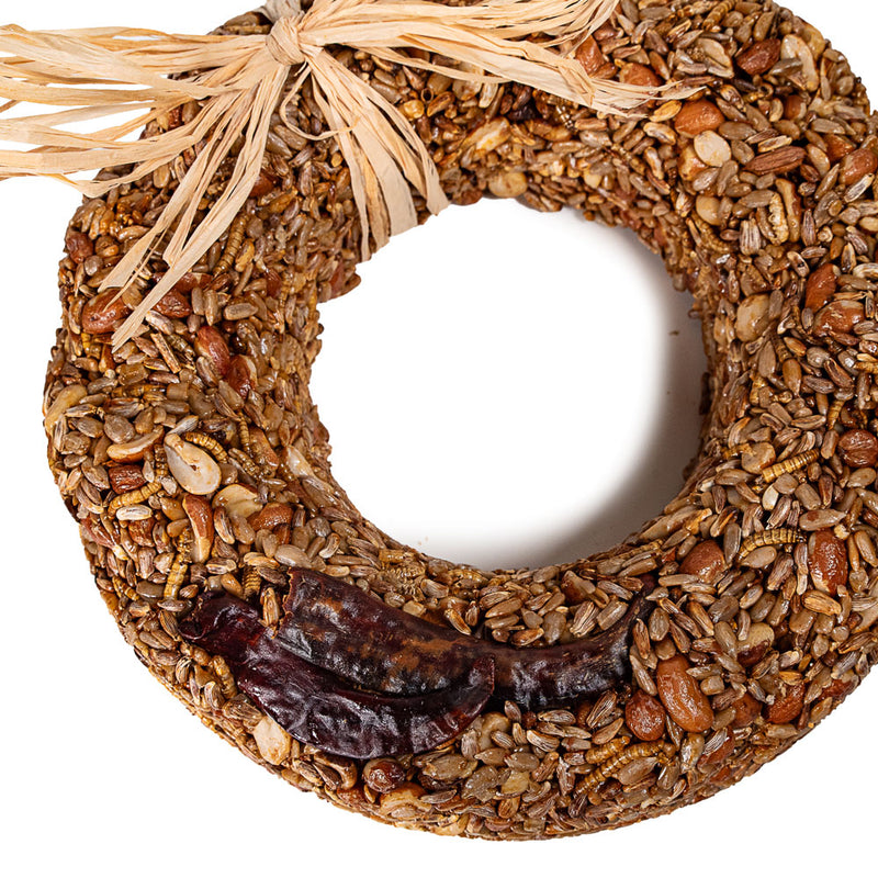 Mr. Bird All Season Flaming Hot Wreath