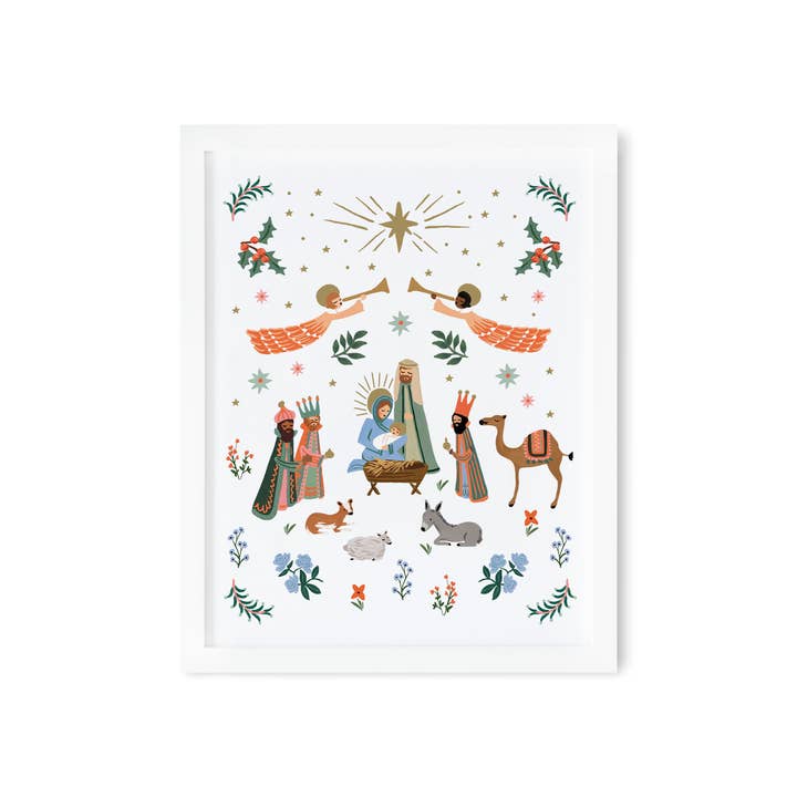 Rifle Paper Co. | Nativity Scene Art Print (8x10)