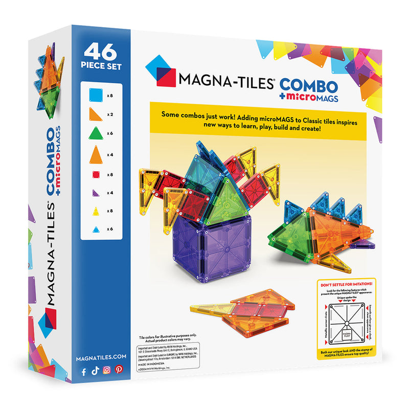 Magna-Tiles Combo 46 Piece Set
