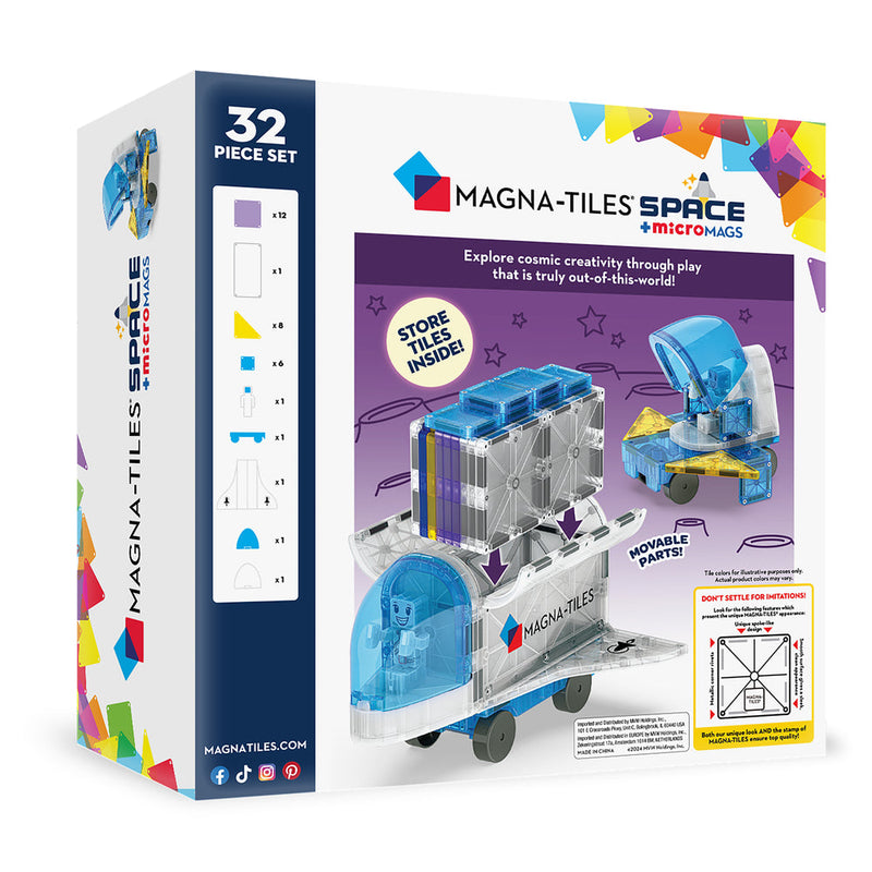 Magna-Tiles Space 32 Piece Set