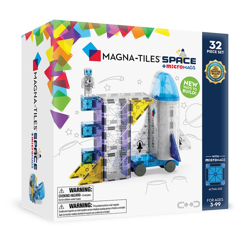 Magna-Tiles Space 32 Piece Set