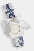 Sail Away Scarf +Bracelet Gift Set - Nautical