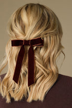 Velvet Bow Hair Clip