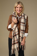 Woven Scarf + Bracelet Set Winter White