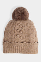Sweet Scallop Knit Hat Mocha