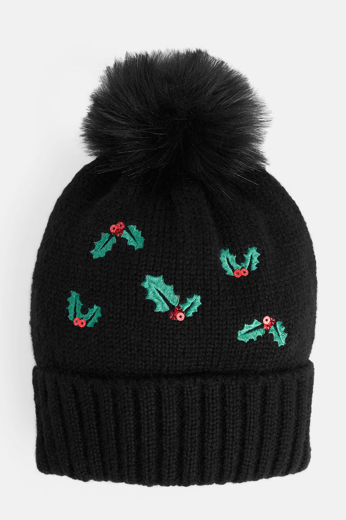 Holly-Day Knit Hat