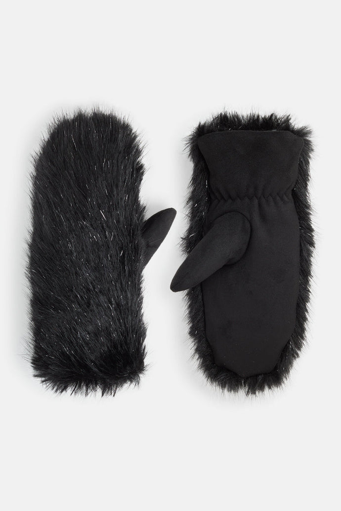 Sparkle Mitten - Black