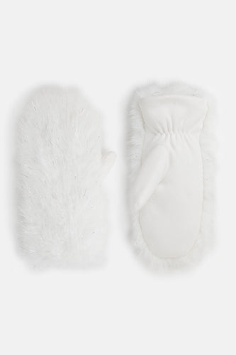 Sparkle Mitten - Winter White