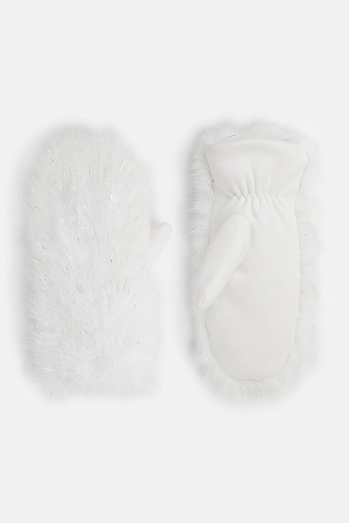Sparkle Mitten - Winter White
