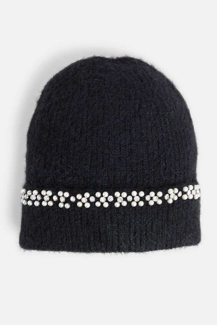 Winter Glitz Beanie - Black