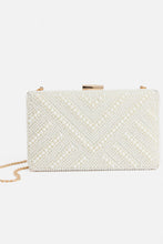 Penelope Pearl Clutch - White