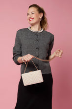 Penelope Pearl Clutch - White