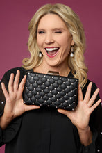 Diana Pearl Clutch - Black