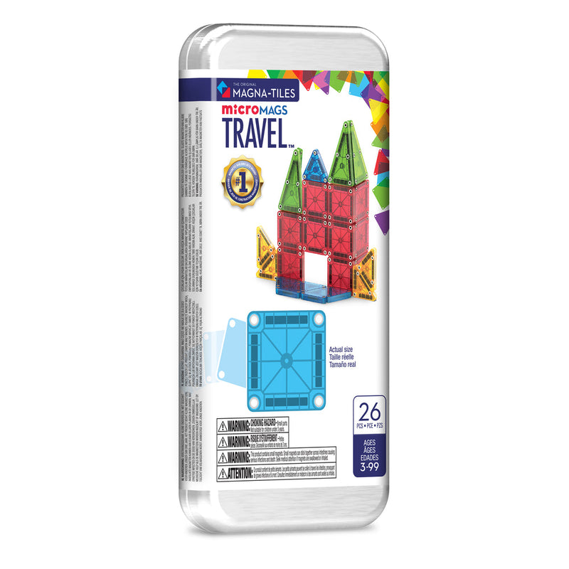 Magna-Tiles microMAGS Travel 26 Piece Set