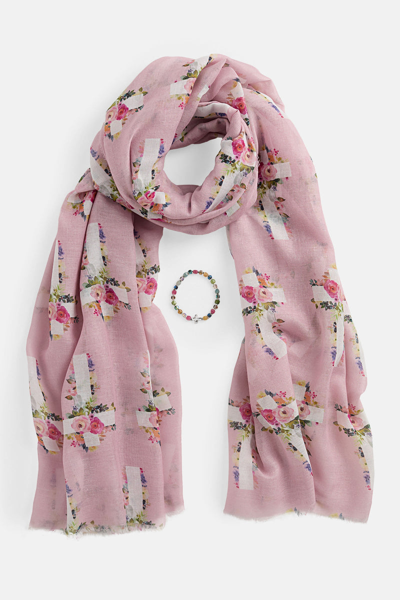 Faith Scarf + Bracelet