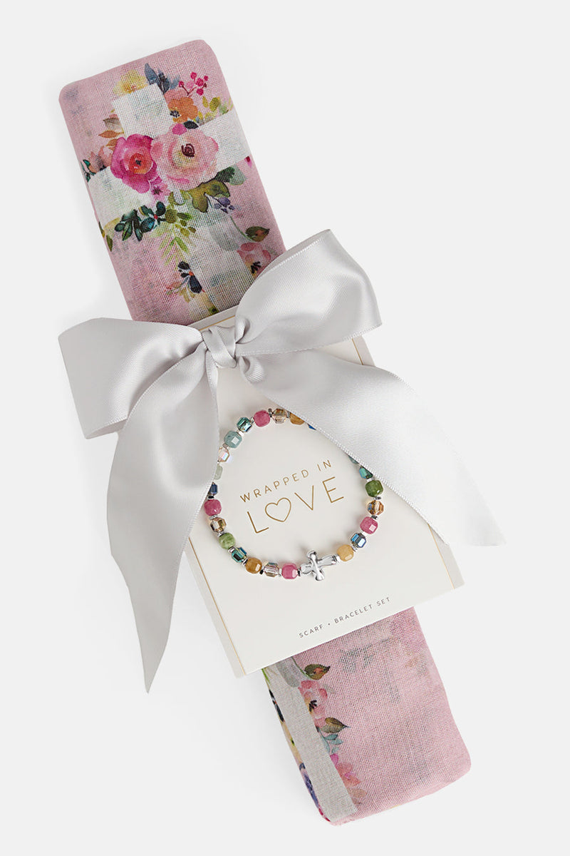 Faith Scarf + Bracelet