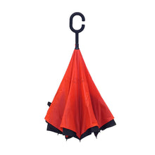 Topsy Turvy Umbrella Red