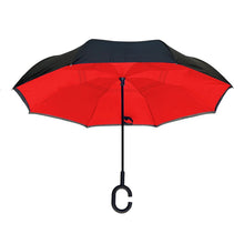 Topsy Turvy Umbrella Red