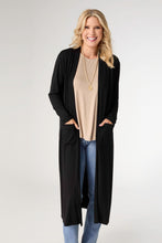 Soft Landing Long Sleeve Cardigan - Black