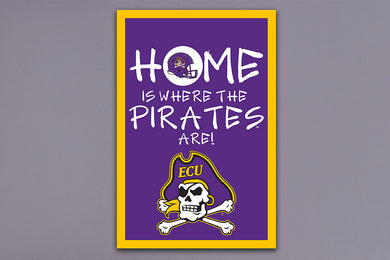 ECU Home Is Where The Pirates Are Garden Flag