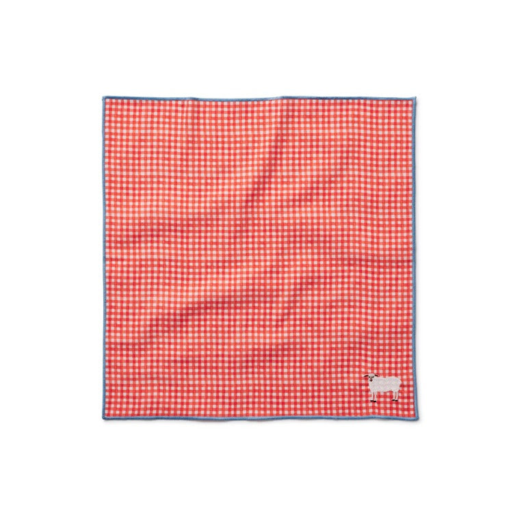 Home Sweet Home Embroidered Cotton Napkins, Assorted Set of 4
