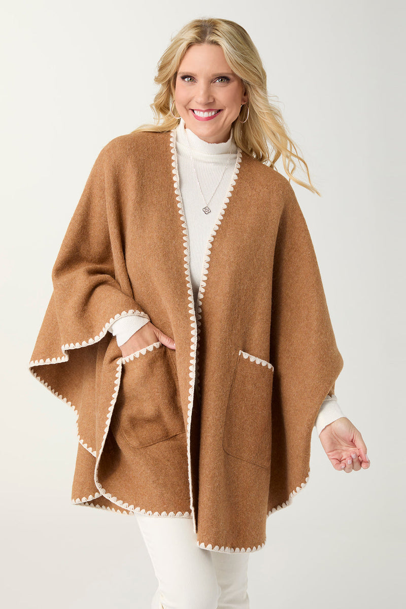 Brynlee Cape - Camel
