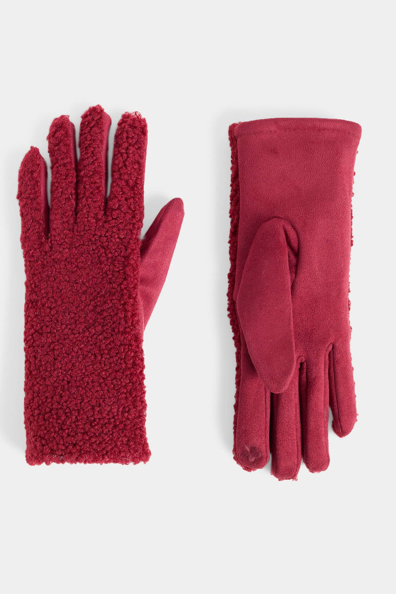 Sherpa Touchscreen Gloves - Red