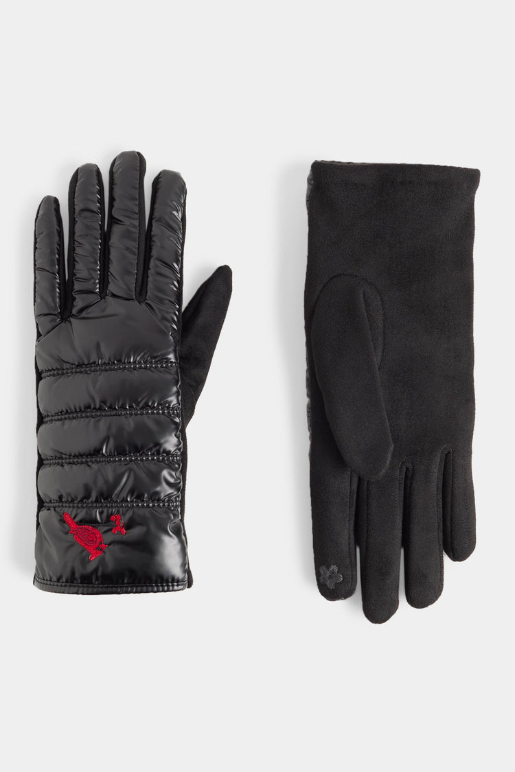 Embroidered Cardinal Touchscreen Gloves