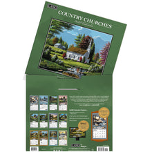 Lang Country Churches 2026 Wall Calendar
