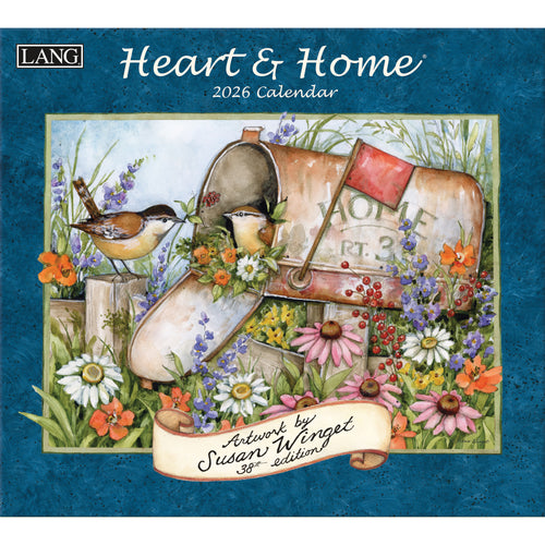 Lang Heart & Home 2026 Wall Calendar