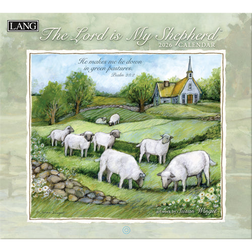 Lang The Lord Is My Shepherd 2026 Wall Calendar